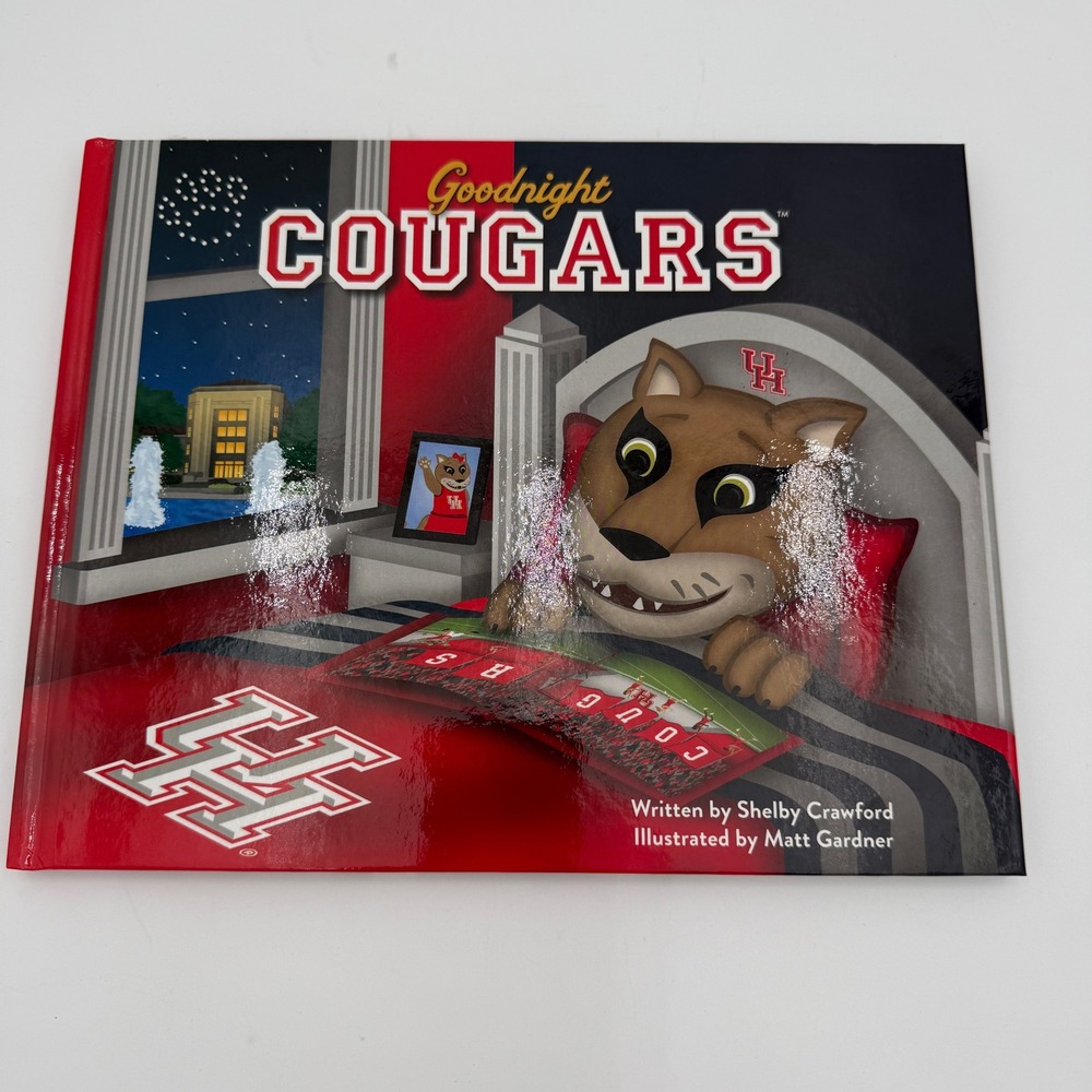 Goodnight Cougars University of Houston Childrens Book 1st Ed UH Mascot EUC